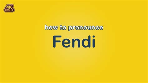 how to pronounce fendi|how to pronounce moretti.